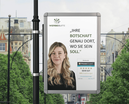 Werbesuite.de ist ihr Partner der modernen Vermietung von Werbeflächen in Deutschland für Privatpersonen und Unternehmen.